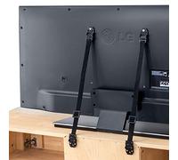Tatkraft Protect Correa de Seguridad TV/Correa de Nylon Universal/Abrazadera para Muebles de Seguridad para Niños 4 Pack, 2 Blancos / 2 Negros