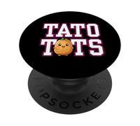 Tato Tots de Caroline y Tanita Quiz Channel PopSockets PopGrip Adhesivo