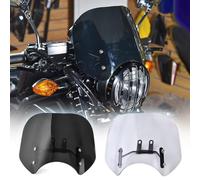 TaTonCycle motocicleta CMX300 CMX500 parabrisas Touring Deflector Flyscreen Pare-brise protector para H-onda Rebel CMX-300 CMX-500 Rebel300 Rebel500 2017 2018 2019 2020 2021 2022 2023 (Gris Humo)