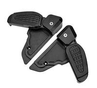 TaTonCycle Reposapiés de motocicleta Extensor de estribo trasero Reposapiés plegable Estribos Pedal de estribo de pasajero de moto Compatible con V-espa Primavera Sprint 125 150 2017-2022 (Negro)