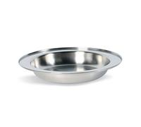 Tatonka 4032 - Plato hondo, acero inoxidable, 24 x 3.5 cm