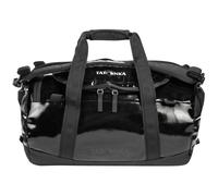 Tatonka Barrel 25L - Bolsa de Viaje Impermeable con Gran Apertura, Fondo Acolchado y Cremallera con Cerradura, Negro, 25 l, Bolsa de Viaje Resistente con Correas de Hombro Plegables