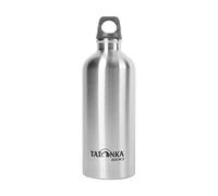 Tatonka Botella de Acero Inoxidable de 0,6 l, irrompible de Acero Inoxidable, sin sustancias nocivas (Libre de BPA), Apta para Alimentos, Apta para lavavajillas, con Ojal para Fijar (600 ml)