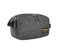 Tatonka Neceser Cosmetic Double Zip Pouch (6L) - Bolsa de Lavado Grande con Doble Apertura con Cremallera y Varios Compartimentos - 17 x 27 x 13 cm (Negro)