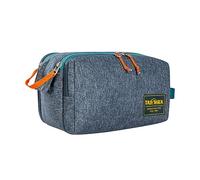 Tatonka Neceser Cosmetic Double Zip Pouch (6L) - Bolsa de Lavado Grande con Doble Apertura con Cremallera y Varios Compartimentos - 17 x 27 x 13 cm (Azul Marino)