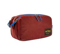 Tatonka Neceser Cosmetic Double Zip Pouch (6L) - Bolsa de Lavado Grande con Doble Apertura con Cremallera y Varios Compartimentos - 17 x 27 x 13 cm (Tango Rojo)