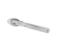 Tatonka Cutlery Set 2 (4 piezas) - Cubertería de camping de acero inoxidable compuesto por cuchillo, tenedor, cuchara y abrelatas
