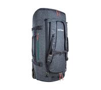 Tatonka Trolley Duffle Roller 80 L - Bolsa de Viaje Plegable con Ruedas y función de Mochila - Se Puede Guardar en su Propio Bolsillo con Tapa, 80 litros de Volumen, Azul Marino