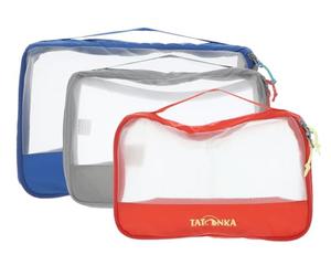 Tatonka Juego de bolsas de malla para guardar utensilios de viaje.