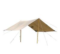 Tatonka Lona de 4 Hilos (285 x 400 cm), Impermeable, de Mezcla de algodón, excelente Estabilidad UV, Ojales y Trabillas de Drenaje, Protege contra el Sol, el Viento y la Lluvia, Color Beige