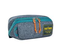 Tatonka Neceser Square Zip Pouch S (1L) - Bolsa de Lavado Plegable con 2 Bolsillos de Malla con Cremallera, sin PFC/PFAS, 8 x 19 x 7 cm (Azul Marino)