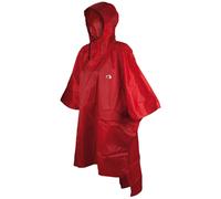 Tatonka Poncho 1, impermeable, rojo XS-S Red