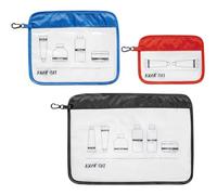 Tatonka Zip Flight Bag Set Bolsas Transparentes XS, S, M Bolsillo, Unisex Adultos, Assorted, Talla ÚNICA