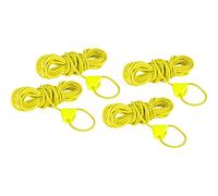 Tatonka Unisex - Adulto Storm Line 2 mm Reflective 4 x 4 m Cuerda tensora Amarilla 4 m