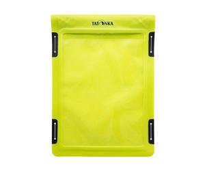 Tatonka WP Dry Bag A5 - Funda Impermeable para Mesa y Lector de Libros electrónicos - con Ventana para Usar Pantallas táctiles - Resistente al Agua según IPX7 Standard - 26 x 19 cm (Lima)