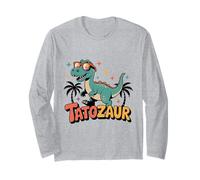 Tatozaur Dinosaurio polaco papá regalo TRex Polonia Día del Padre Manga Larga