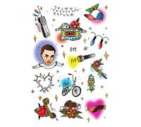 Tatsy Stranger Set, Tatuaje Temporal Things, Artículos de Fiesta Stranger, Cover Up, Sticker para Hombres y Mujeres, Tatuajes Divertidos, Tatuajes Falsos para el Cuerpo, Cumpleaños, Diseños Únicos
