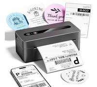 TATTMUSE Impresora Etiquetas Autoadhesivas 4x6, Impresora Termica Etiquetas Adhesivas Bluetooth para Paquetes y Pequeñas Empresas, Soporte iOS, Android, Windows y Mac, Compatible con Amazon, UPS