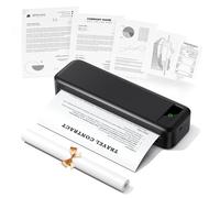 TATTMUSE Impresora Portatil a4, Bluetooth Impresoras Termica para Casa