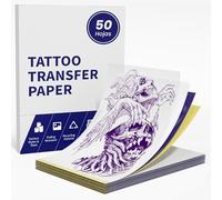 TATTMUSE Papel de Transferencia de Tatuajes, Papel Térmico A4,100 Hojas