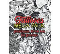 Tattoes Mega Pack: Draw and Color tattoo book for beginners (Tattoo books)