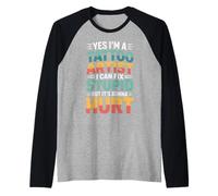 Tattoo Artist I Fix Stupid But It’ll Hurt |- Camiseta Manga Raglan
