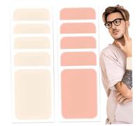 Tattoo Cover Up Patch 10pcs Tatuaje impermeable Tattoo Cubla de tatuaje 2 Colores Pegatina de corral transpirable Skin ultra delgado Invisible para cicatriz ＆ Estilo de marcas de nacimiento 1