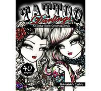 Tattoo Darlings: An Inky Girls Coloring Book