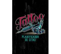 Tattoo Planificador de citas: Agenda universal para 2 años | Libro de citas de 8 a 20 horas en pasos de 30 minutos | Con directorio de clientes