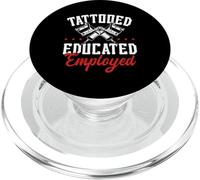 Tattooed Educated Employed Inked Statement PopSockets PopGrip para MagSafe