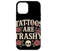 Tattoos Are Trashy Humor Vintage Opinión Anti-Tatuaje Goth Carcasa para iPhone 12 mini