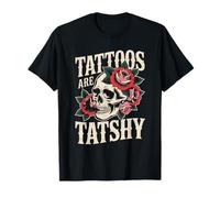 Tattoos Are Trashy - Sarcastic Ink Meme Design Camiseta
