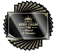 Tattoos Lover, Earth Door Keep Calm I'm Almost A Director | Man CABE Decor (6 x 9 cm)