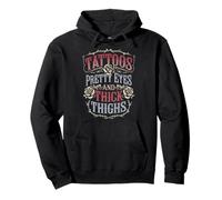 Tattoos Pretty Eyes And Thick Thighs Sudadera con Capucha