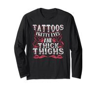 Tattoos Pretty Eyes and Thick Thighs Tattooed Girl Manga Larga