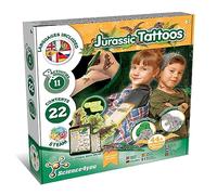 Science4you Tattoos Temporales Jurásicos para Niños - Tatuajes infantiles con Dinosaurios, Tatuajes Temporales para Niños, Juguetes de Dinosaurios, Juegos, Regalos para Niños y Niñas 6+ años