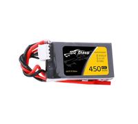 Tattu 3S 450mAh Batería Lipo 11,1V 75C con Conector JST para dron UAV, cuadricóptero RC, multirrotor, FPV