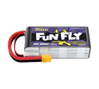 Tattu 3S LiPo 1300mAh 11,1V 100C Funfly Batería con conector XT60 para UAV, Drones FPV y Quadricópteros