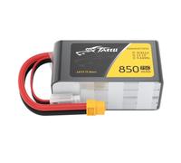 Tattu 3S Lipo 850mAh Batería 11.1V 75C Batería RC con XT60 Conector para FPV Racing UAV dron cuadricóptero tamaño 100 hasta 180