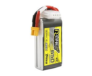 Tattu 3S Lipo Battery 11.1V 650mAh 95C Soft Case R-Line Lipo Battery Pack con Conector XT30 para UAV Drone FPV Racing RC Quadcopter multirotor de tamaño 100 a 180