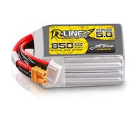 TATTU 4S Lipo 850mAh Batería 14.8V 150C Batería RC con XT60 Conector para FPV Racing UAV Drones FPV de 3 a 5 Pulgadas