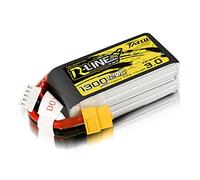 Tattu 4S Lipo Batería 1300mAh 120C 14.8V con XT60 Conector para FPV Racing RC Quadcopter Helicóptero Avión Multimotor Hobby DIY