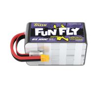 Tattu 6S LiPo 1550mAh 22,2V 100C Funfly Batería con Conector XT60 para UAV, Drones FPV y Quadricópteros