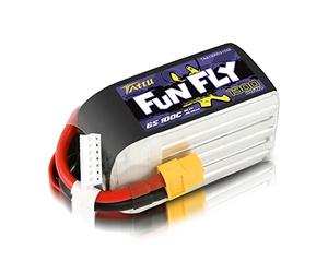 Tattu 6S Lipo Batería 1300mAh 100C 22.2V con XT60 Conector para FPV Racing RC Quadcopter Helicóptero Avión Multimotor Hobby DIY