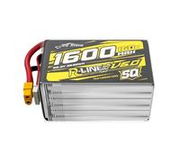 Tattu 6S LiPo Batería 1600mAh 22.2V 160C R-Line V6 SQ con XT60 | Diseño SQ compacto con centro de gravedad centrado para droni FPV ágiles