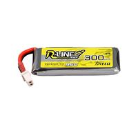 TATTU Batería LiPo 1S HV 3,8 V 300 mAh 95C con Conector BT2.0 - Batería para Dron FPV Micro y Modelos RC