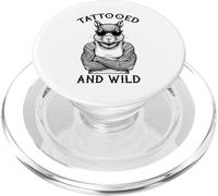 Tatuado Y Salvaje Divertido Entintado Ardilla Animal Tatuaje Amante PopSockets PopGrip para MagSafe