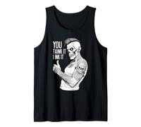 Tatuador Artista Tatuador Trabajo Lo Piensas Yo Tinta Zombie Camiseta sin Mangas