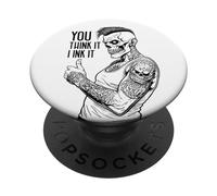 Tatuador Artista Tatuador Trabajo Lo Piensas Yo Tinta Zombie PopSockets PopGrip Adhesivo
