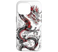 Tatuaggio Arte Cinese Drago Disegno di Drago Carcasa para iPhone 16 Pro